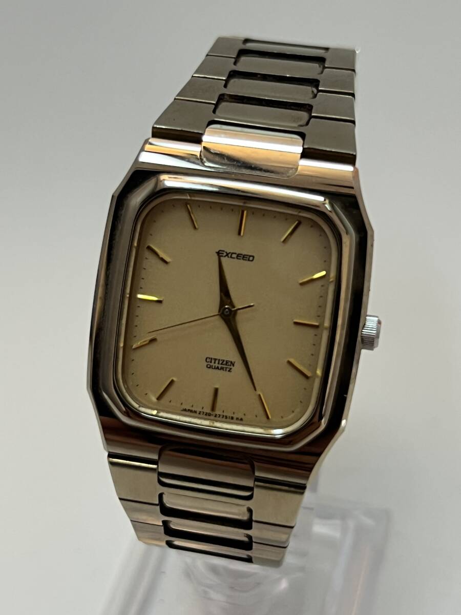 動作未確認 CITIZEN シチズン エクシード QZ 2730-274130 メンズ レディース 腕時計拍卖