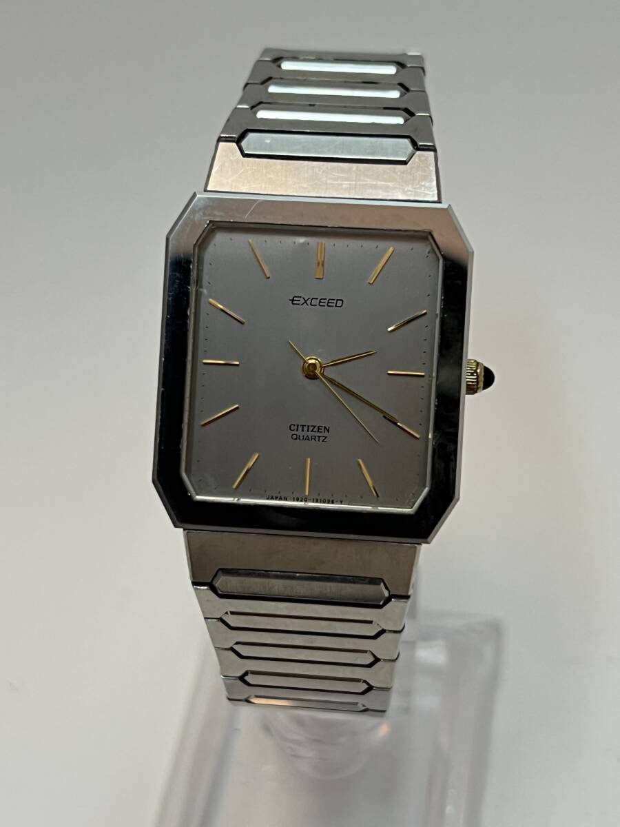 動作未確認 CITIZEN シチズン EXCEED エクシード 1930-191064 クオーツ メンズ 腕時計 拍卖