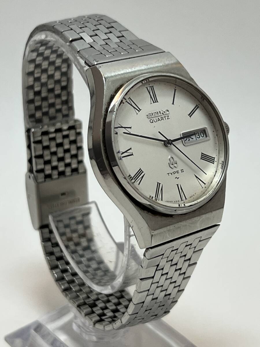 動作未確認 SEIKO セイコー TYPEⅡ 4316-8000 8010 腕時計 クォーツ ステンレス メンズ クオーツ拍卖