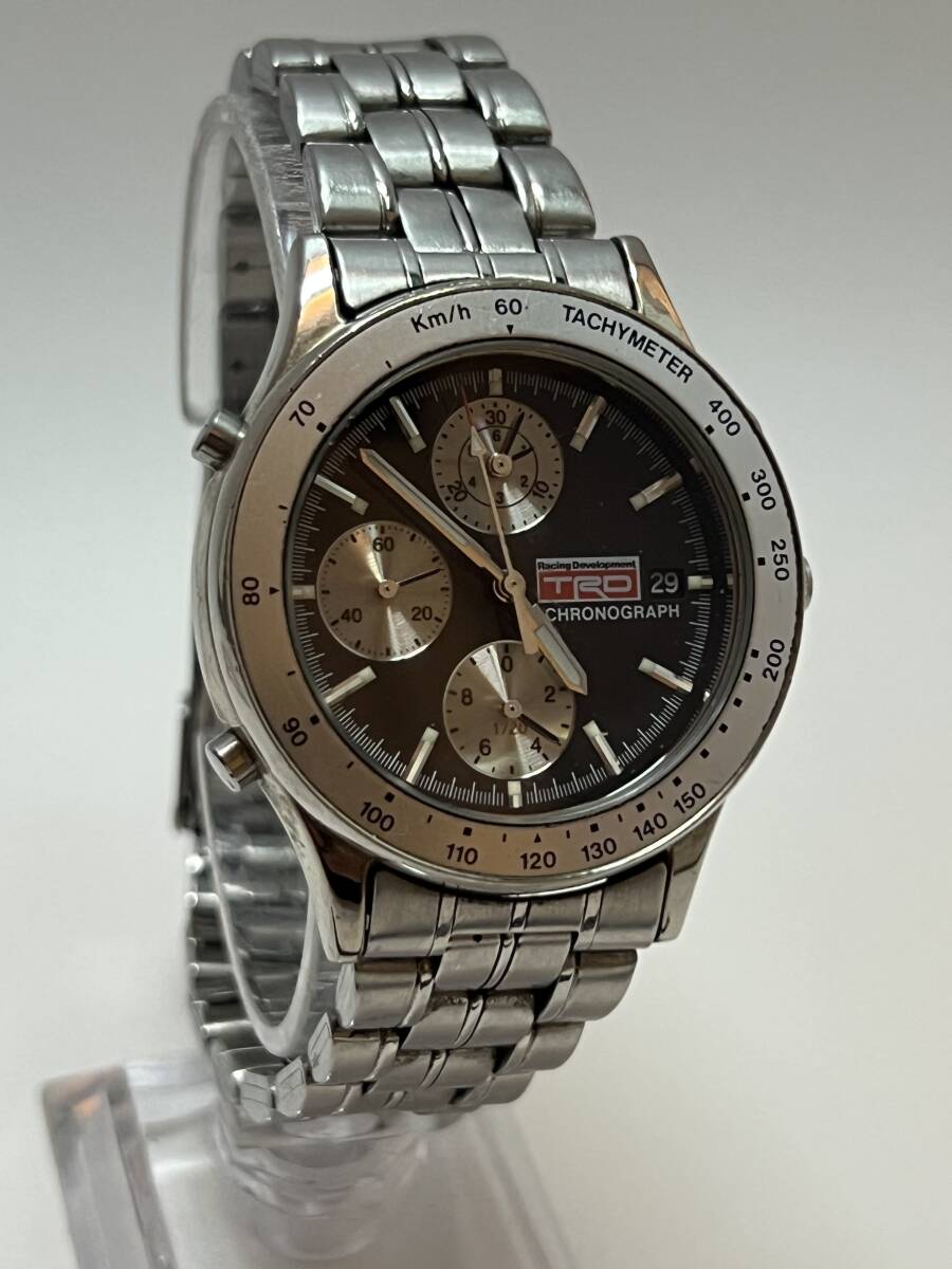 動作未確認 TRD メンズ 腕時計 アナログ クォーツ 時計 CHRONOGRAPH クロノグラフ拍卖