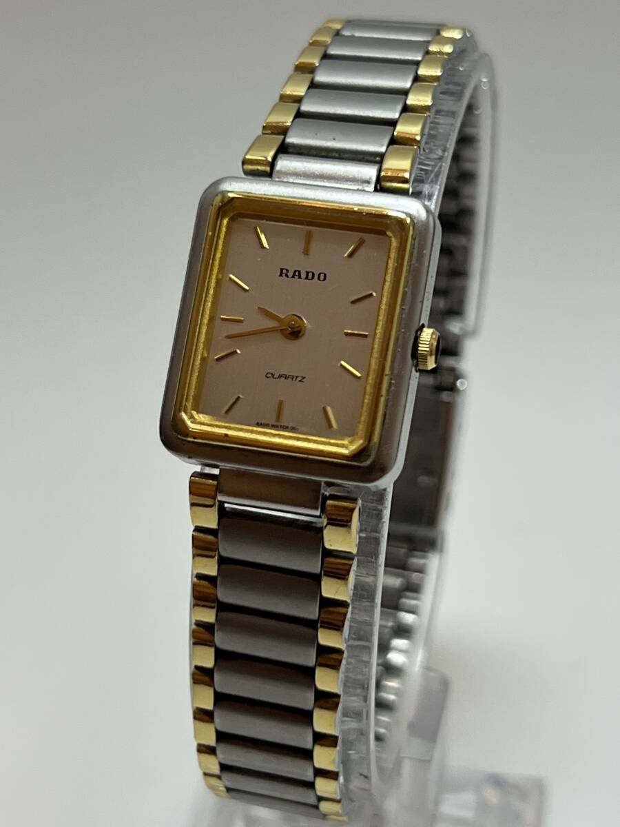 動作未確認 RADO ラドー 腕時計 スクエア 133.9638.4 レディース拍卖