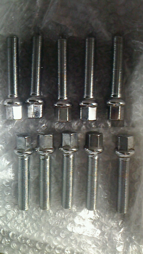 ポルシェ用 ホイールボルト 首下70mm  M14xP1,5  R14  10本拍卖