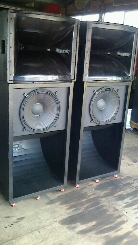 JBL互換ビクター製 バックロードホーン+Community 製 超大型ホーン 新同ユニット ペア拍卖