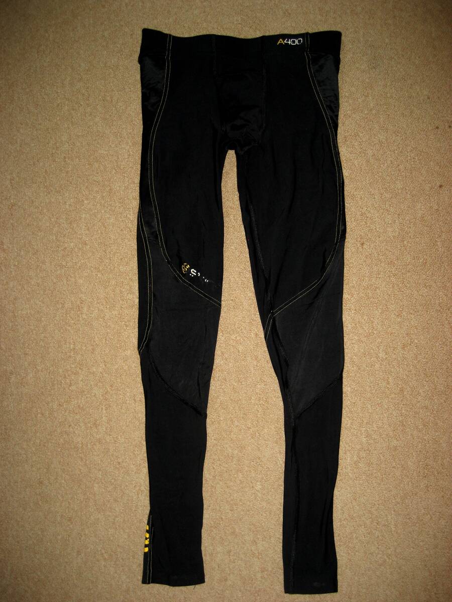 全国送料230円 スキンズ SKINS A400 コンプレッションタイツ SSサイズ スキーインナー 釣り ロングスパッツ レギンス拍卖