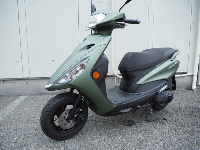 D585【直接引取限定】YAMAHA アクシスZ AXIS 2BJ-SED7J 2021年モデル 走行距離7180Km LTS125 リコール対策済 ヤマハ 実動車 書類・鍵付拍卖