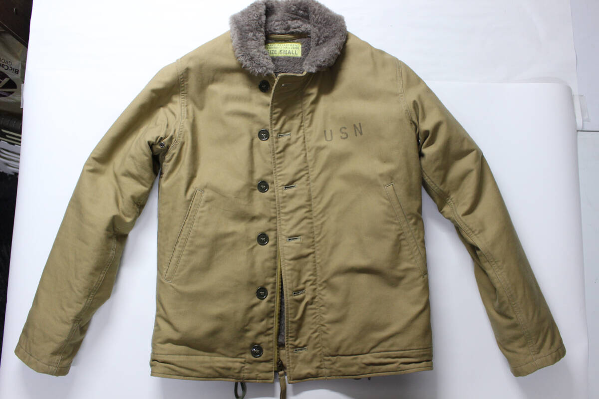 バズリクソンズ BUZZ RICKSONS 東洋エンタープライズ N-1 デッキジャケット カーキ サイズ S拍卖