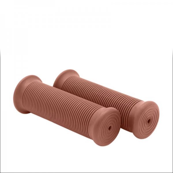 バイク ハンドル グリップ ラバー 汎用 左右セット 22.2mmハンドル用 茶拍卖