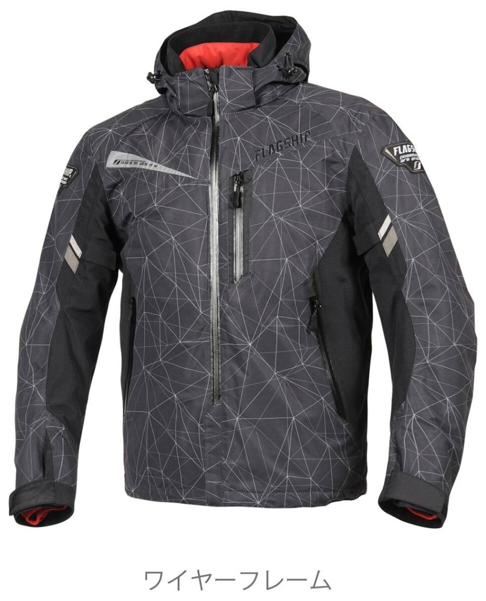 定価29480円 未使用 FLAGSHIP ツーリングジャケット アドバンスドGPCパーカー Sサイズ カラーブラックワイヤーフレーム拍卖