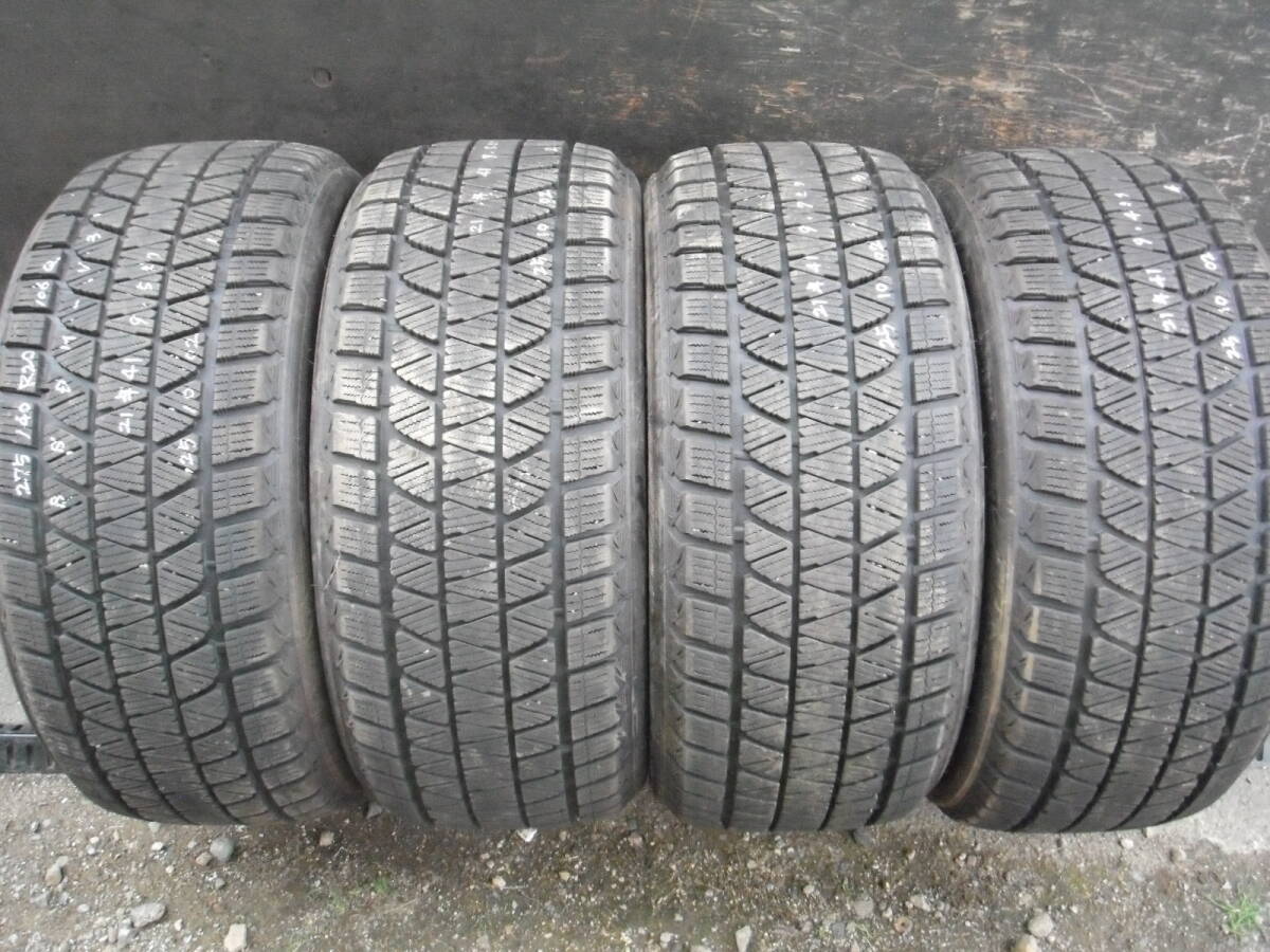 275/40R20 106Q●ブリヂストン 2021年スタッドレス4本●251002拍卖