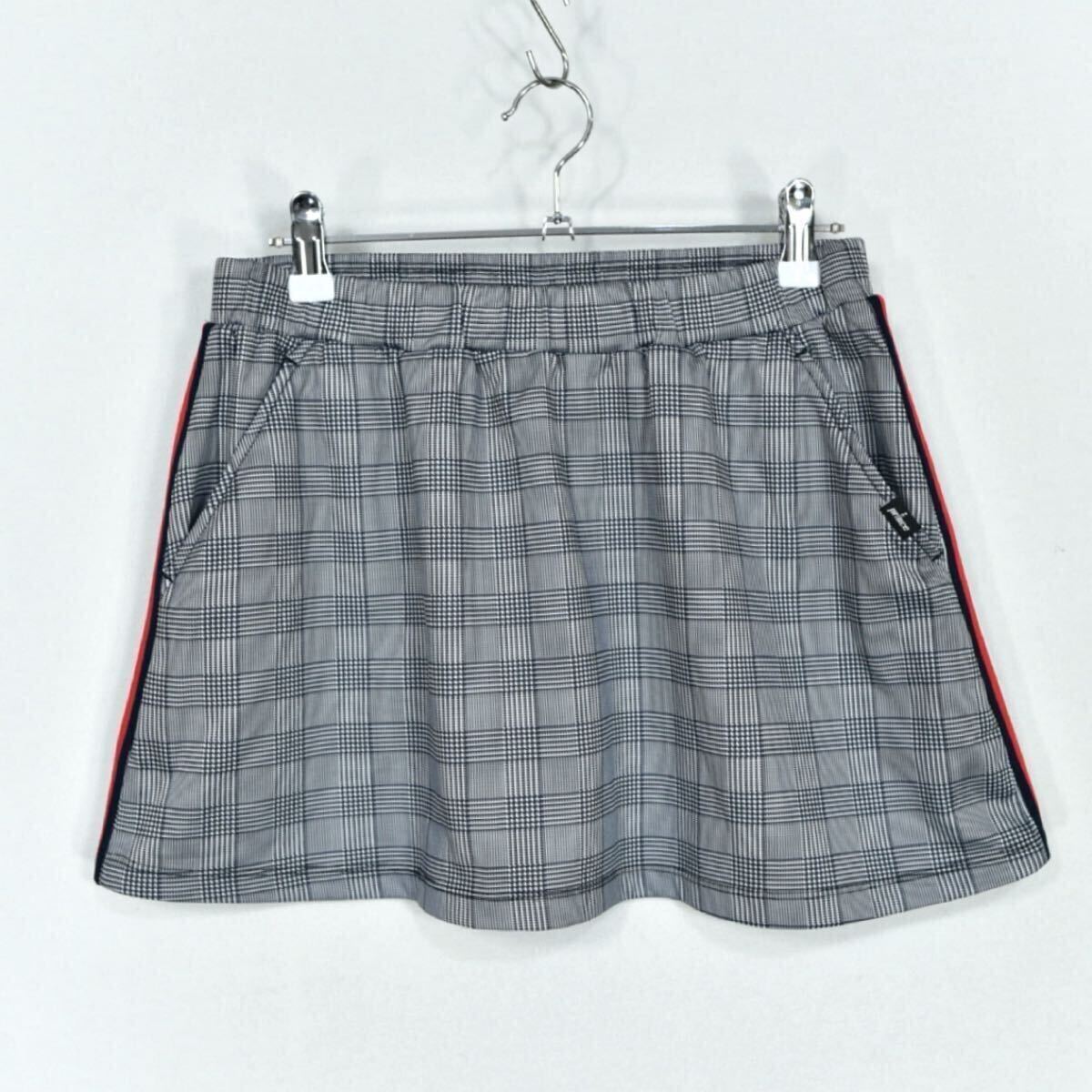 プリンス Prince テニスウェア レディース スカート WF2333 L チェック柄 千鳥 ミニ拍卖