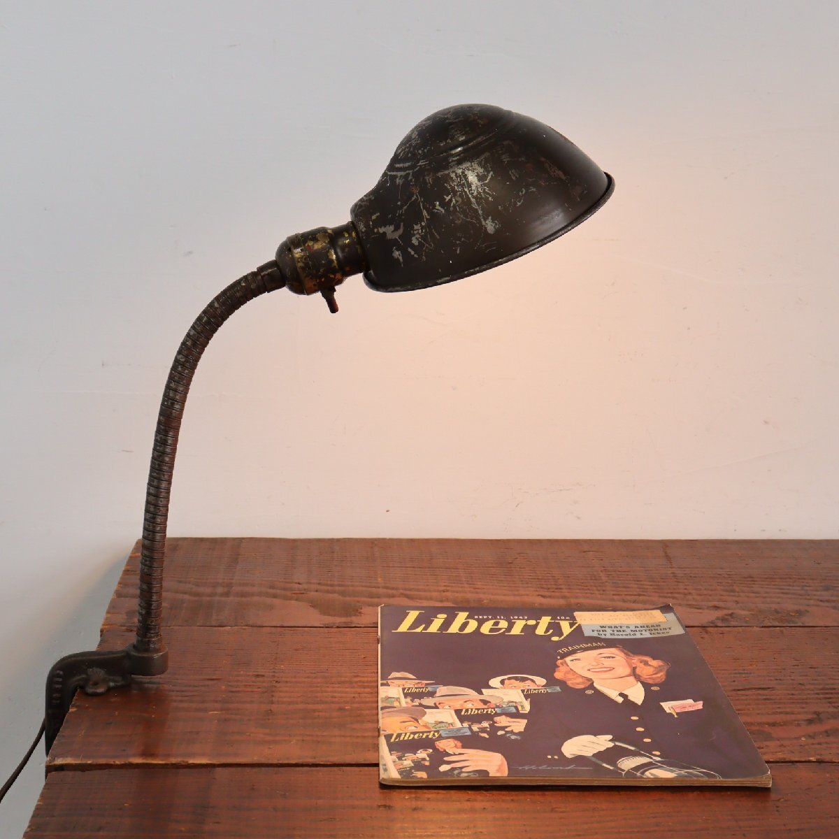 EAGLE グースネックデスクライト/イーグル アンティーク インダストリアル ライト アメリカ デスクランプ 店舗什器 照明#610-30-301-618拍卖