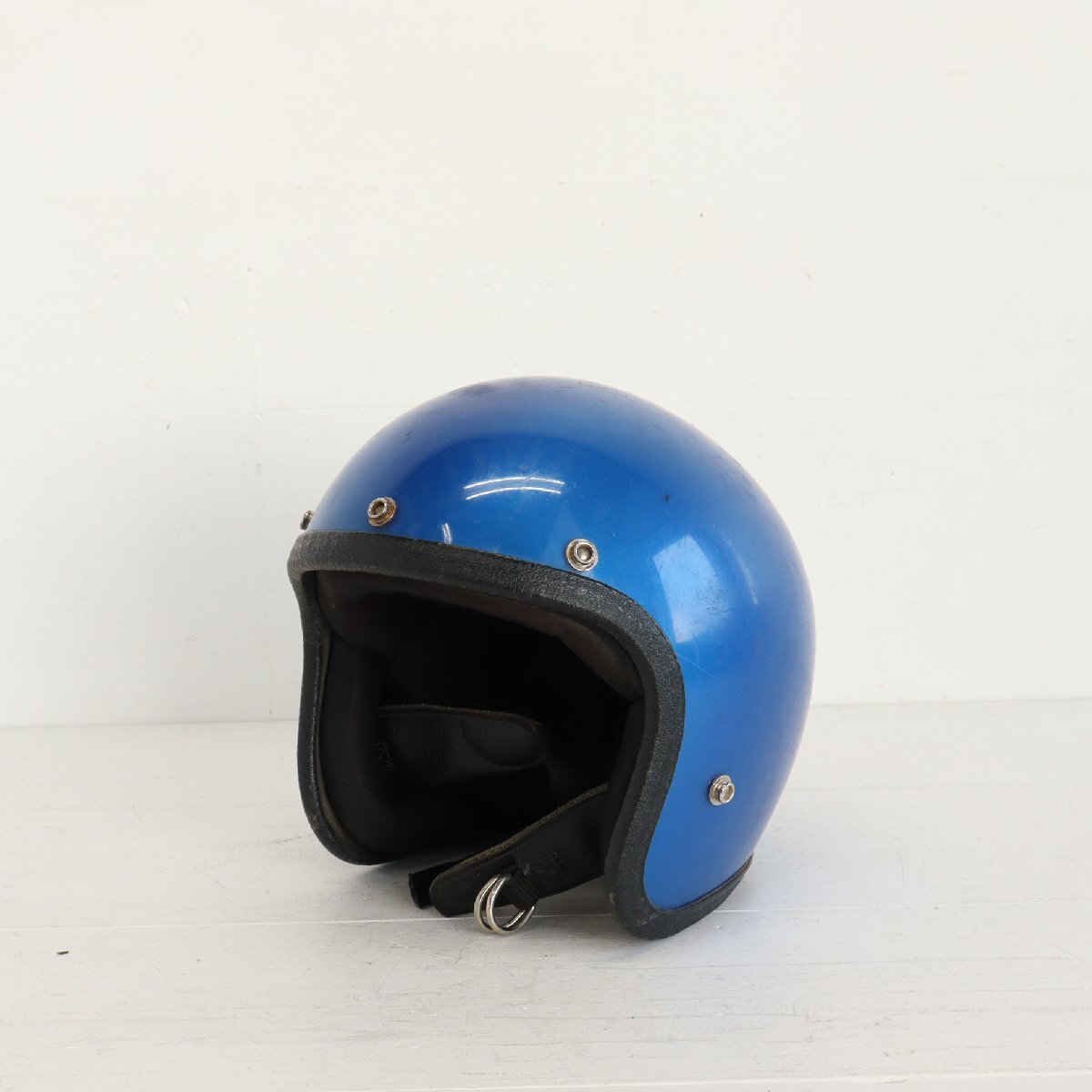 アメリカ ヴィンテージ ヘルメット / USA ライダー helmet ディスプレイ バイク ジェットヘルメット #510-20-249-320拍卖