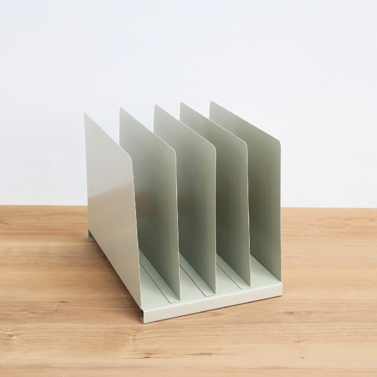 70s ヴィンテージ ファイルラック / アメリカ スチール製 A4書類 事務用品 オフィス ブックスタンド #610-5-039-176拍卖