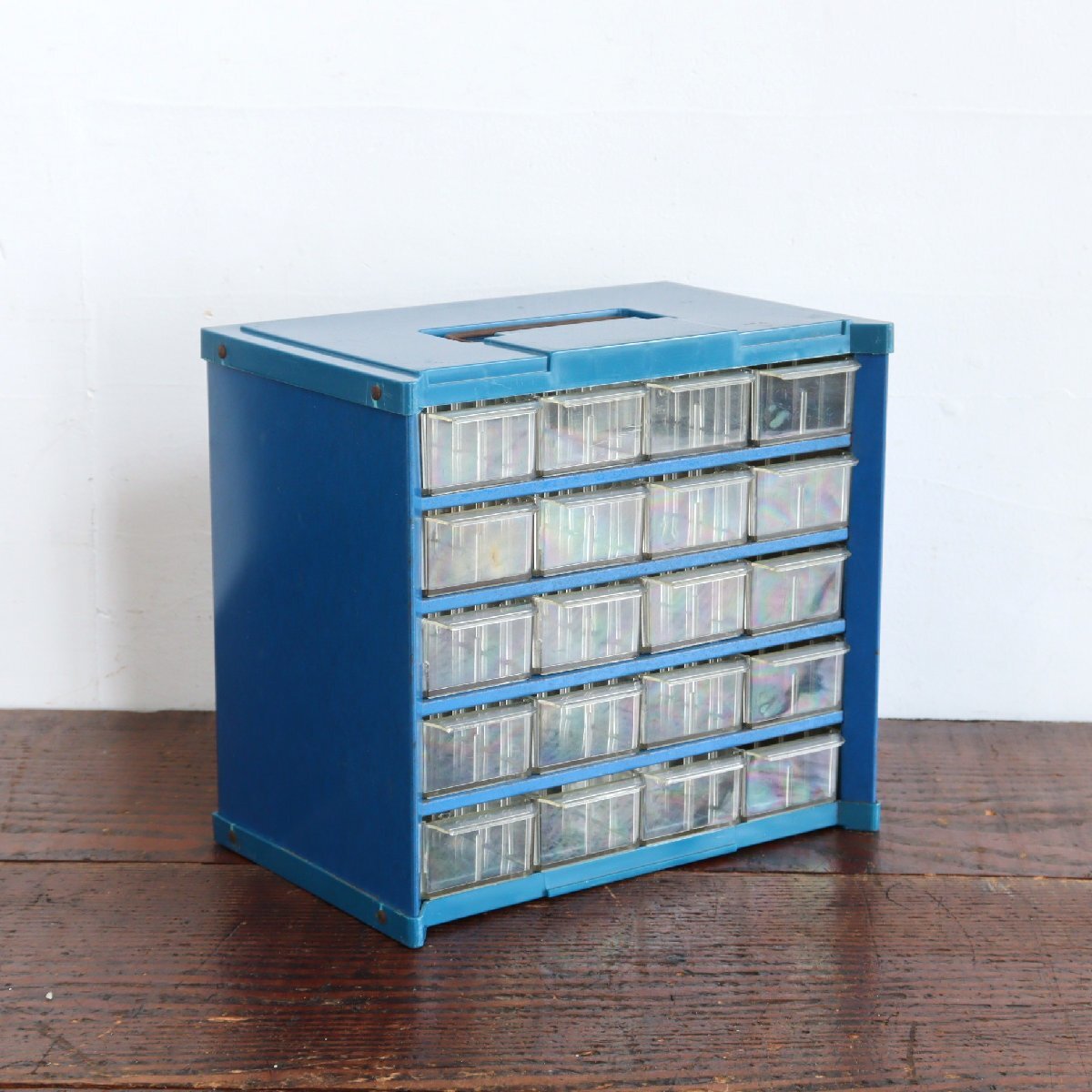 ヴィンテージ パーツキャビネット /アメリカ USA インダストリアル ガレージ 店舗什器 収納 ディスプレイ#702-16-55-511拍卖