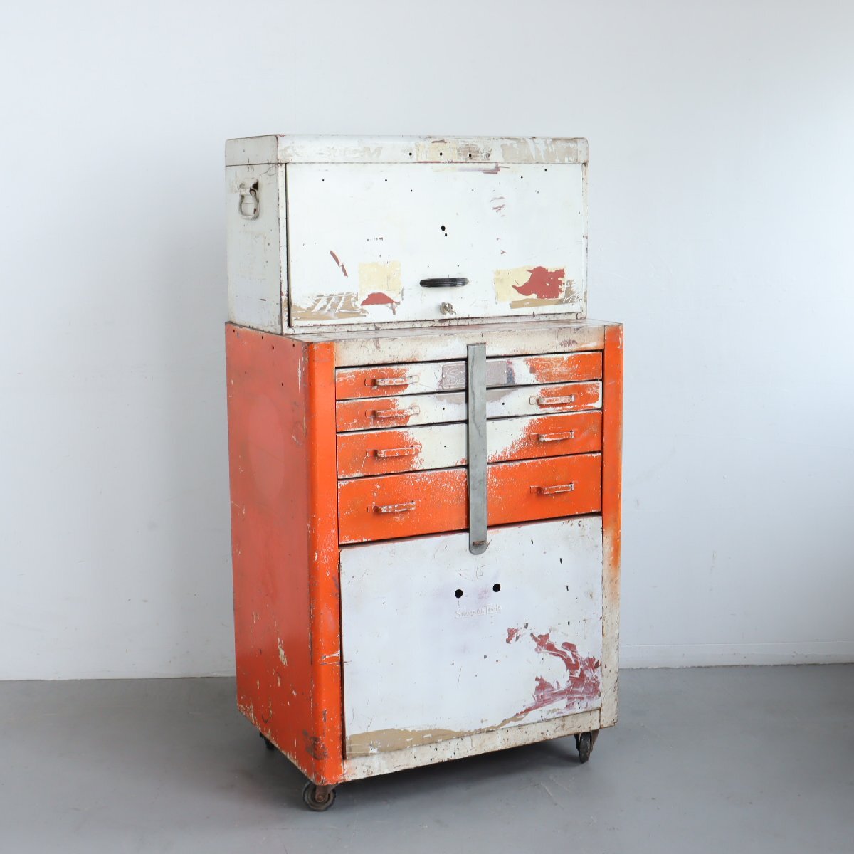 Snap-on ヴィンテージ ツールキャビネット/スナップオン ツールストレージ アメリカ ガレージ インダストリアル #702-100-82-319拍卖