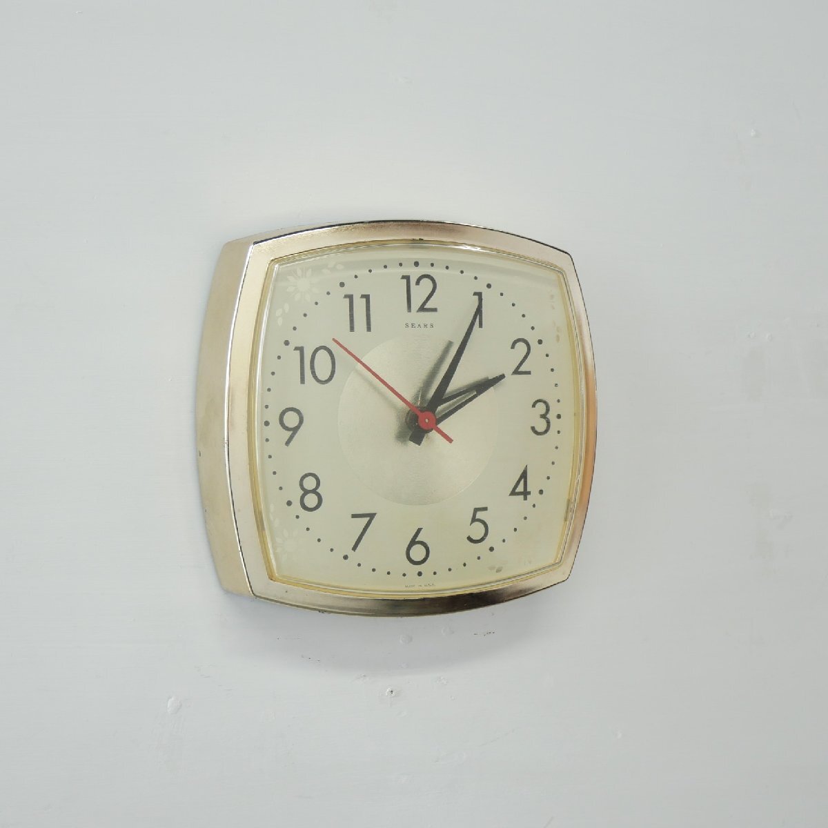 70's SEARS 壁掛け時計 / アメリカ ヴィンテージ イリノイ州 百貨店 シアーズ ウォールクロック キッチンクロック #610-20-257-156拍卖