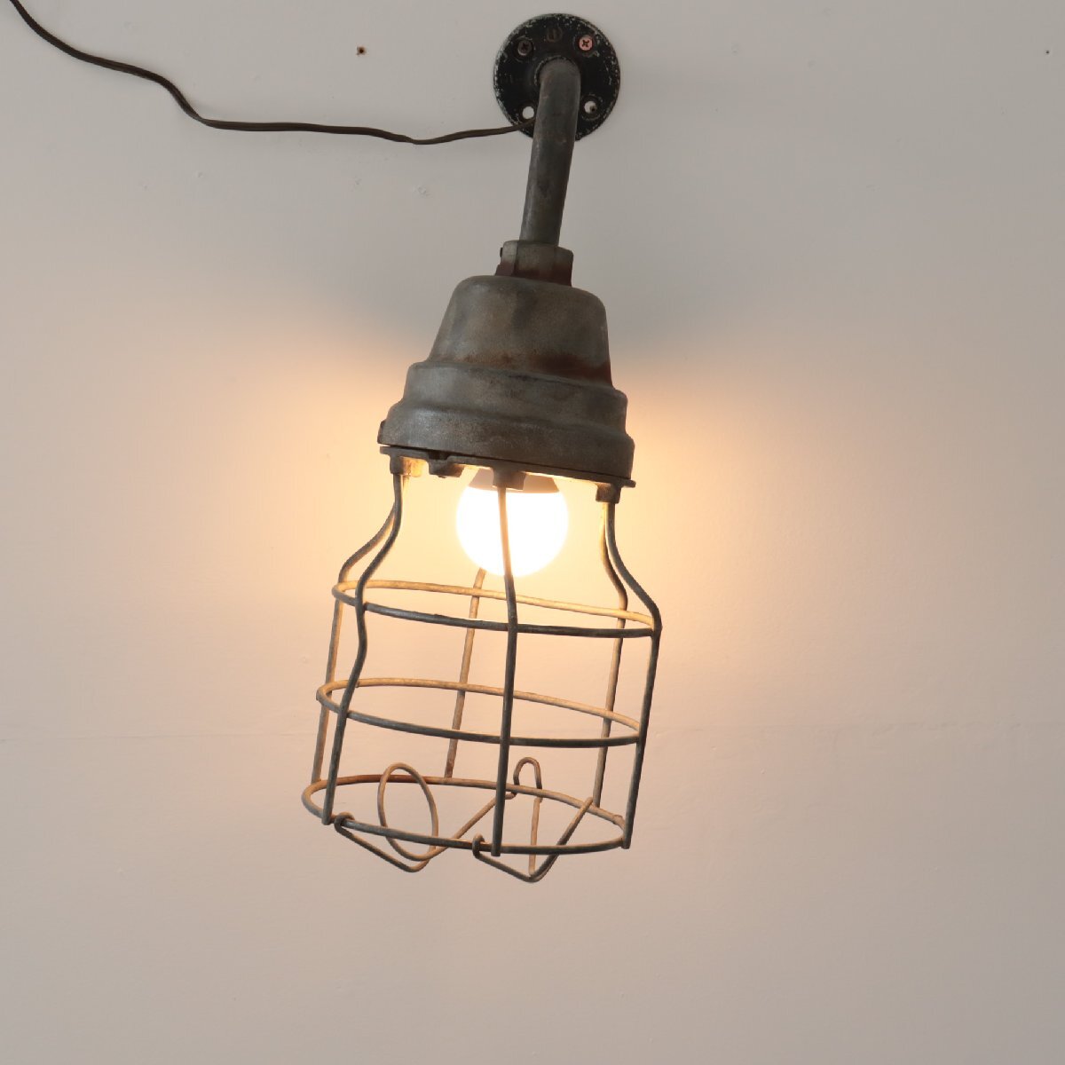 アメリカ ヴィンテージ インダストリアル ウォールランプ【#4668】アンティーク ブランケットランプ 壁掛け 照明 ファクトリー USA 店舗拍卖
