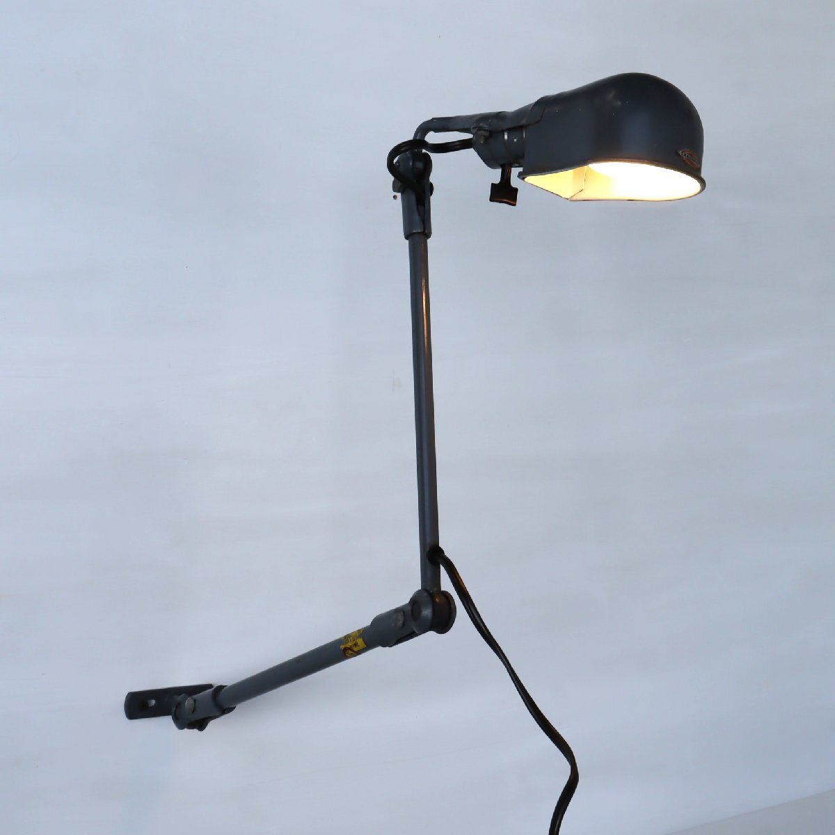 50s-60s CRAFTMAN ヴィンテージ ウォールランプ/インダストリアル ライト 角度調節 照明 作業用 インテリア #606-75-160-497拍卖