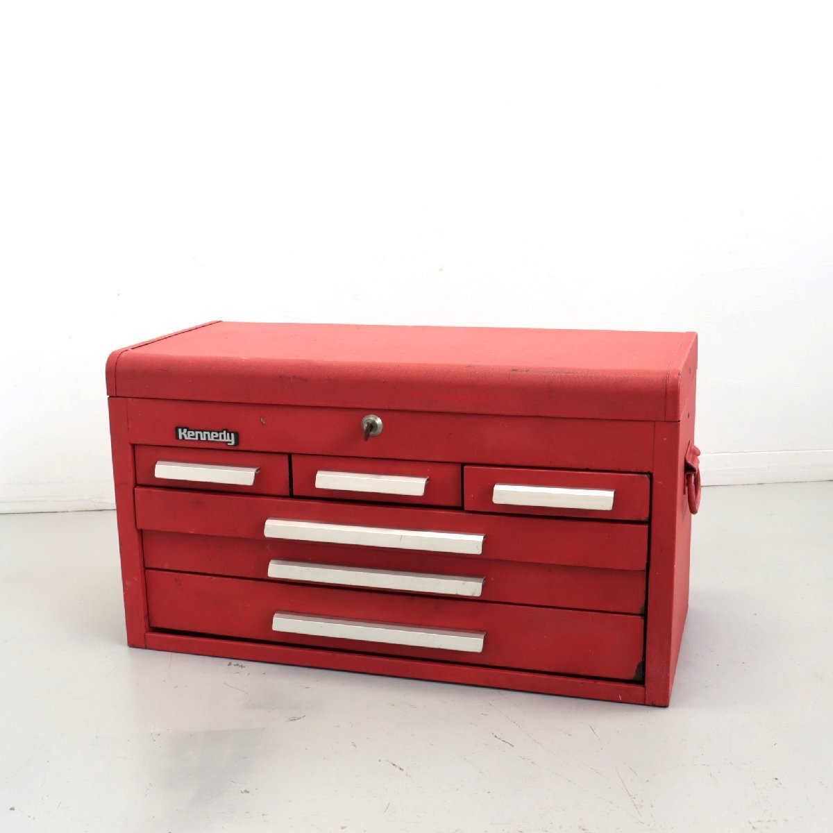 ヴィンテージ KENNEDY ツールボックス 【#5477】キャビネット ケネディー アメリカ 工具入れ 収納 ガレージ 店舗什器 インダストリアル拍卖