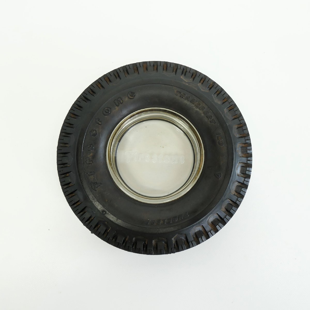 ヴィンテージ Firestone タイヤ灰皿 / アメリカ モーター系雑貨 アッシュトレイ #705-10-275-717拍卖