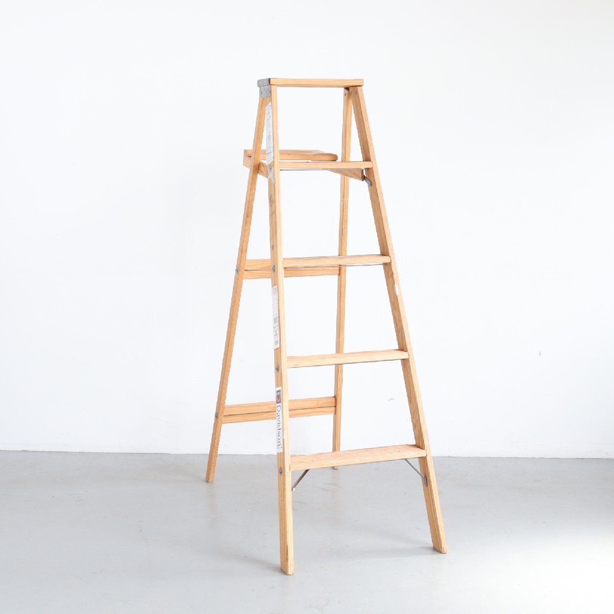 アメリカ ヴィンテージ 5段 脚立 / 木製ラダー stepladder ディスプレイ 店舗什器 ガーデニング アンティーク 雑貨#702-25-038-20拍卖