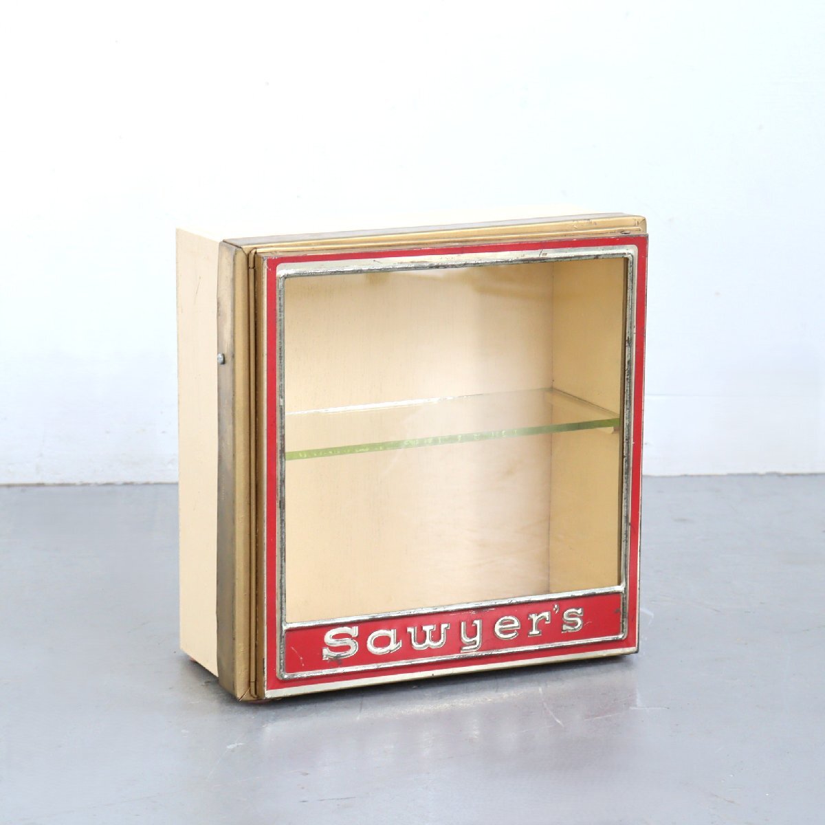 Sawyer's ガラスショーケース /アメリカ 店舗什器 ディスプレイ アクセサリー収納 アンティーク ボックス#702-20-039-405拍卖