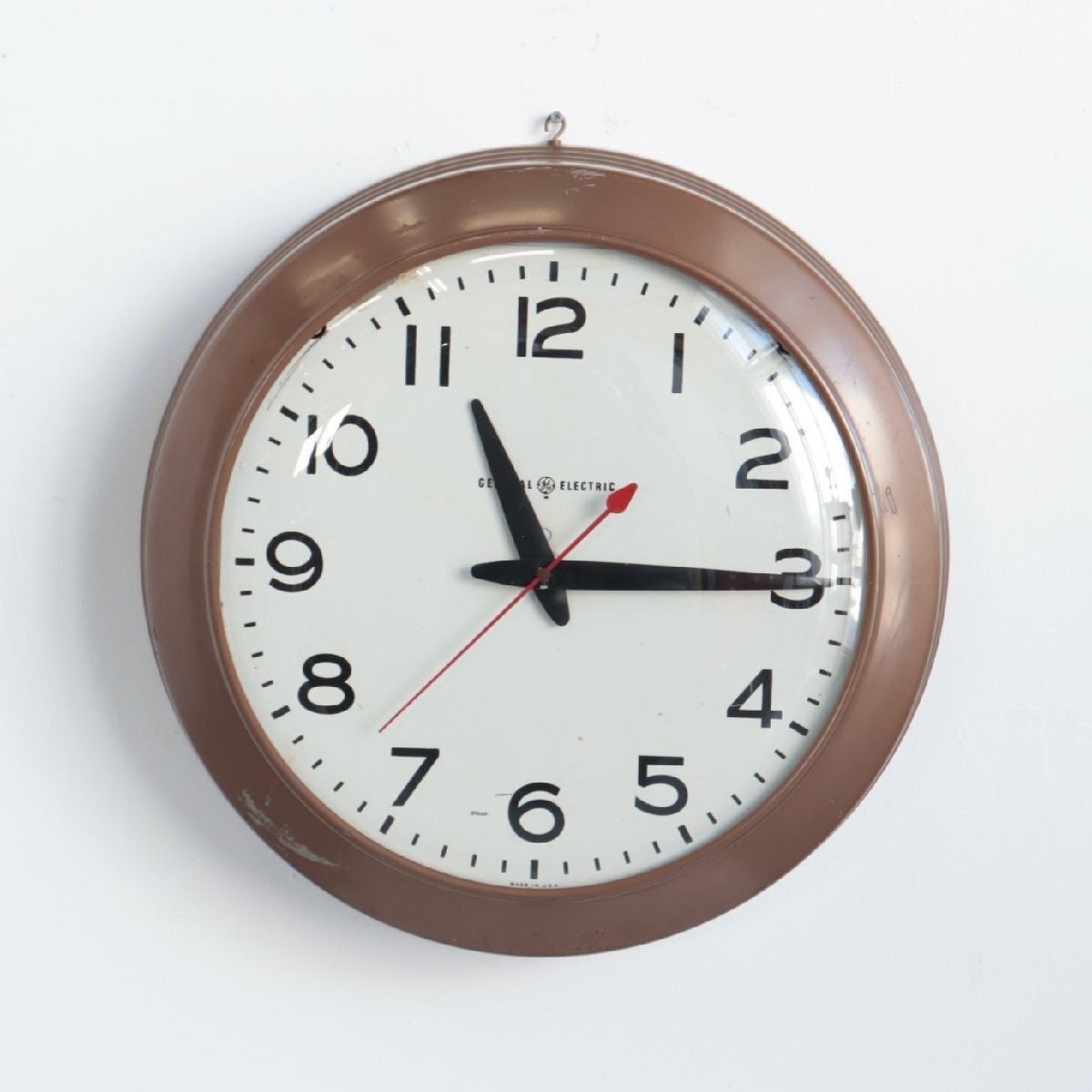 60s GENERAL ELECTRIC 大型 時計 スクールクロック【#5173】アメリカ USA 壁掛け時計 ヴィンテージ ディスプレイ拍卖