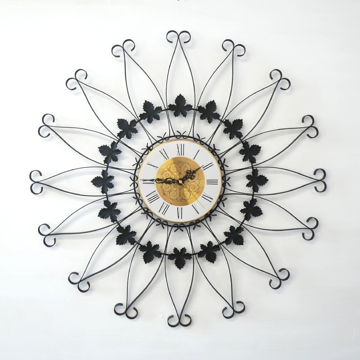 50s 60s シアーズ ローバック サンバーストクロック / アメリカ 壁掛時計 ミッドセンチュリー ウォールクロック #702-45-174-53拍卖