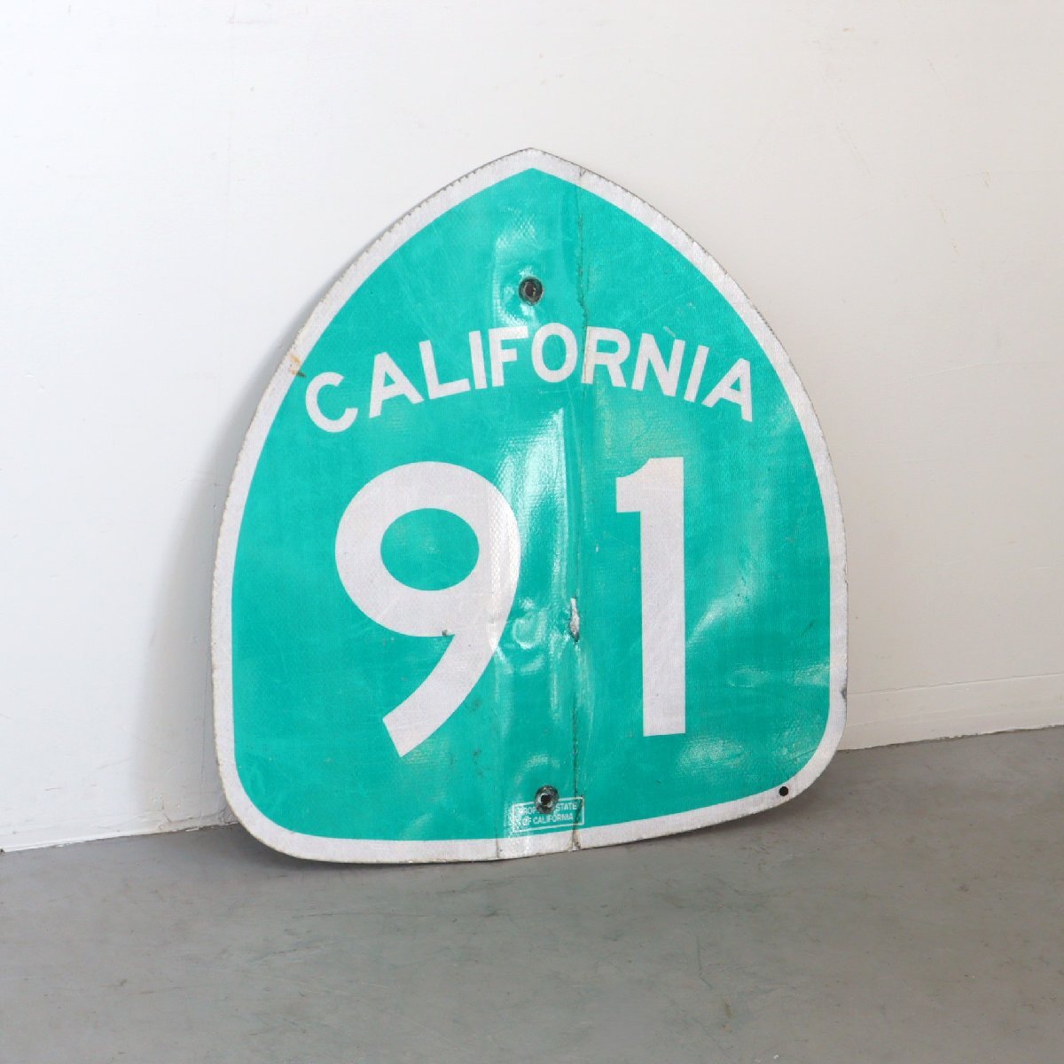 アメリカ ヴィンテージ ロードサイン / カリフォルニア フリーウェイ 看板 道路標識 ストリートサイン ディスプレイ#705-38-227-257拍卖