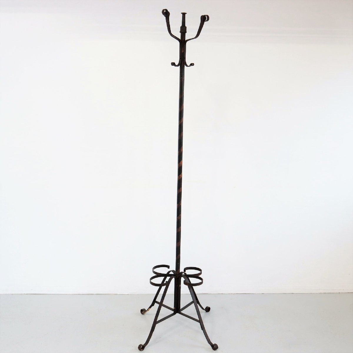 10s-30s ジャパンカラー コートラック【#5061】アメリカ アンティーク ハンガーラック 傘立て クロージング 店舗什器 アパレル拍卖