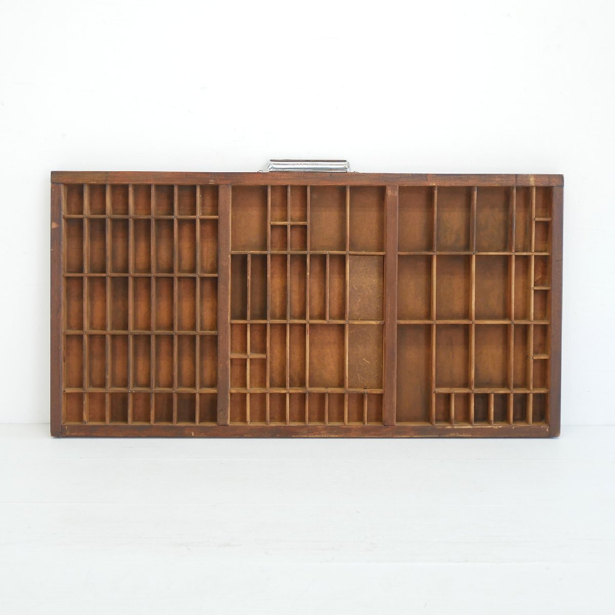 アメリカ ヴィンテージ HAMILTON プリンタートレイ / ハミルトン 木製仕切り棚 活版印刷 アンティーク 店舗什器 陳列ケース#705-20-287-449拍卖