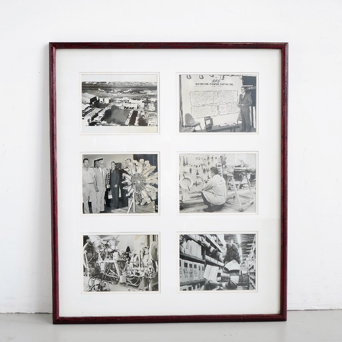 アメリカ ヴィンテージ カンパニー 額装 / AVIATION POWER SUPPLY,INC 航空部品会社 カリフォルニア州 #502-343-759拍卖