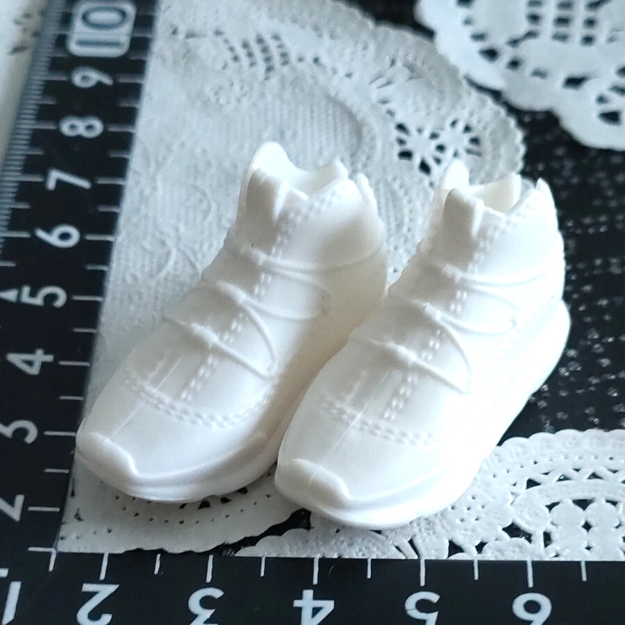 5r926ドール用 白 スニーカー マテル KEN タミーちゃん 1/6ドール拍卖