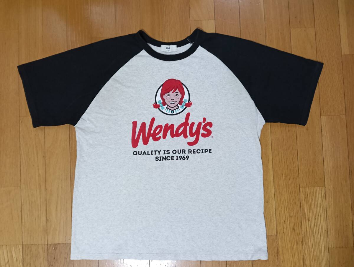モノマート×ウェンディーズ コラボ ラグランTシャツ ビッグシルエット レディースF☆MONO-MART Wendy's拍卖