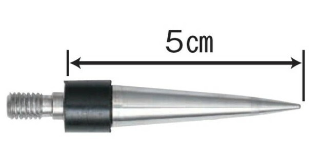 myzox マイゾックス DM用ピンポール石突 DMP-50 雄ネジ 測量 トータルステーション 測量 杭打丁張拍卖