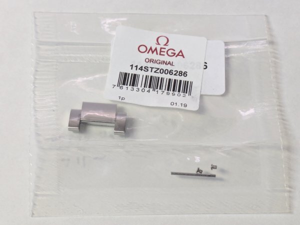時計店より 未開封品◆腕時計 ブレス駒◆【オメガ/OMEGA】114STZ006286 アクアテラ? 18mm? 1コマ SS 純正 部品 パーツ 修理屋 ★4拍卖