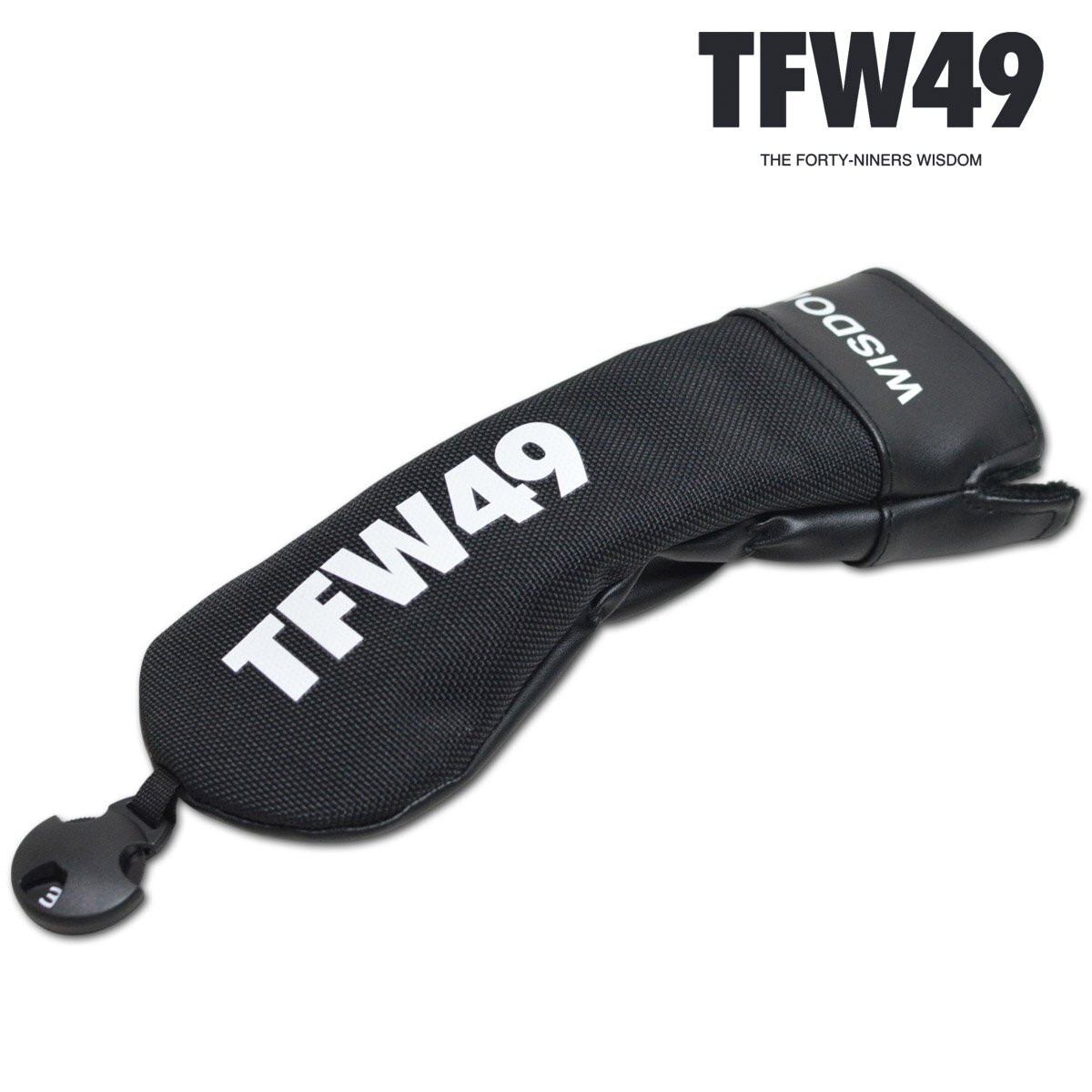 2025秋冬新作 TFW49 junhashimoto メンズ ヘッドカバー ユーティリティ用 UT 黒 T132520021 BK ジュンハシモト ゴルフ @拍卖