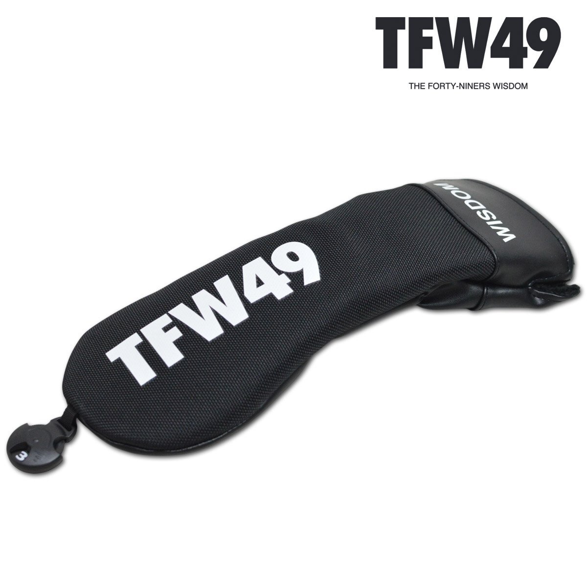 2025秋冬新作 TFW49 junhashimoto メンズ ヘッドカバー フェアウェイウッド用 FW 黒 T132520020 BK ジュンハシモト ゴルフ @拍卖