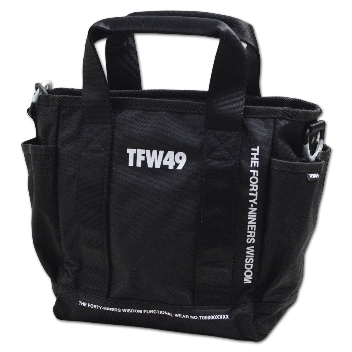 2025秋冬新作 TFW49 junhashimoto メンズ カートバッグ ミニトート 黒 T132510020 BK ジュンハシモト ゴルフ ラウンドポーチ ギフト @拍卖