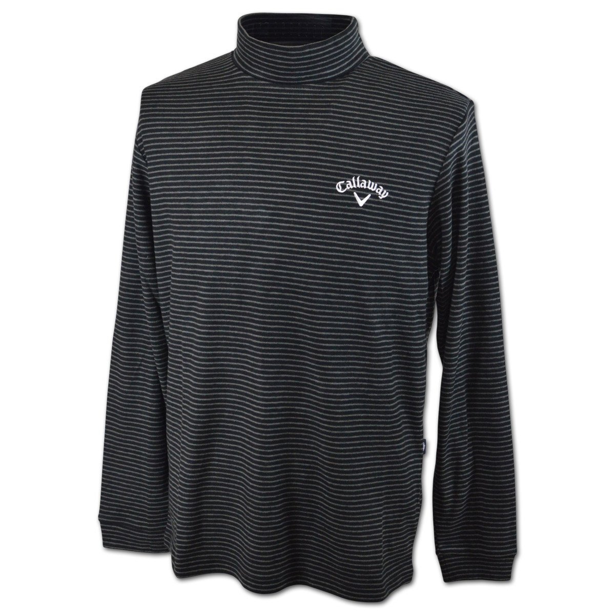 2025秋冬新作【キャロウェイ メンズ】長袖ハイネックシャツ M 黒 C25233112-1010 Callaway ゴルフ 秋冬用 かっこいい モックネック @拍卖