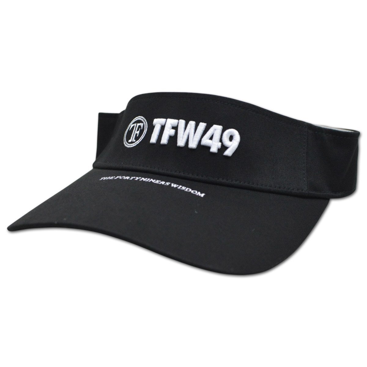 2025秋冬新作【TFW49】メンズ サンバイザー 黒 T132520015 BK junhashimoto ジュンハシモト ゴルフ かっこいい おしゃれ @拍卖