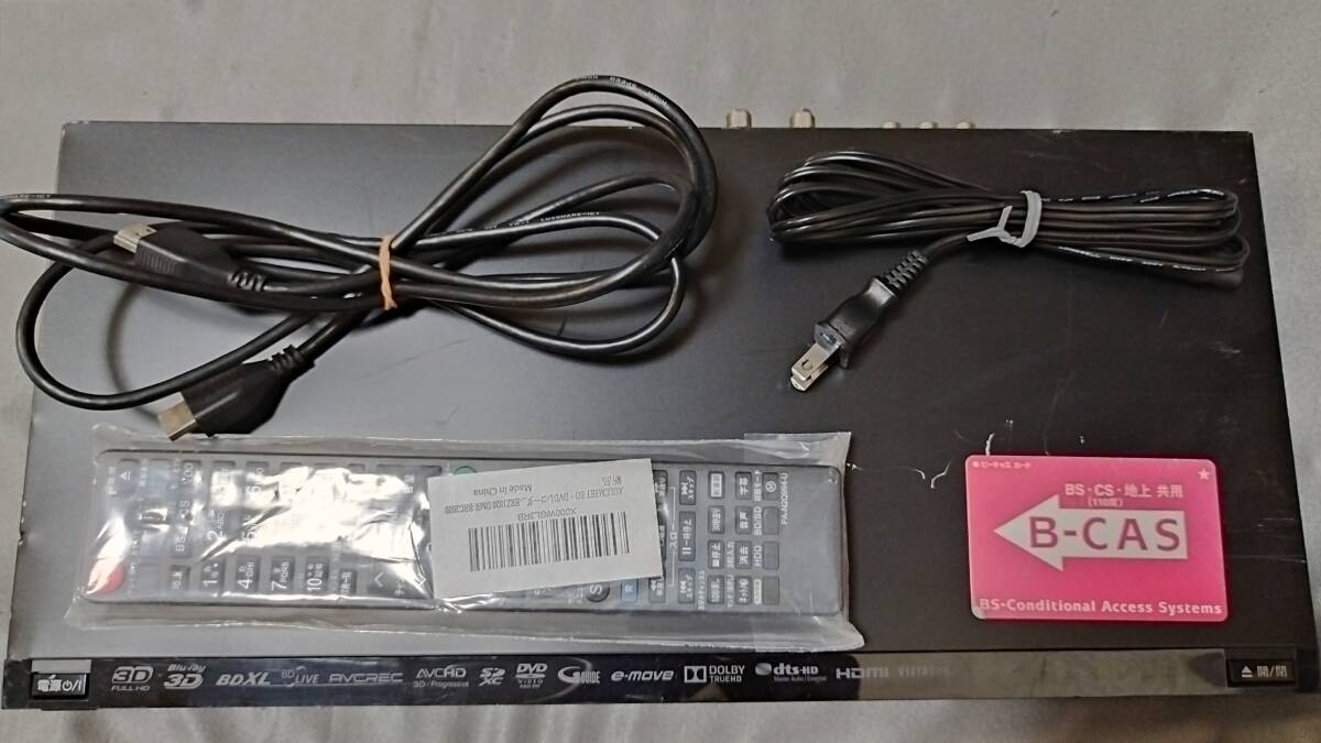 【HDD 1TB ⇒ 4TB】 Panasonic DIGA DMR-BWT630★2番組同時録画♪新品互換リモコン,HDMI線等付属 Seagate:ST4000VX013搭載 ※注意事項有拍卖