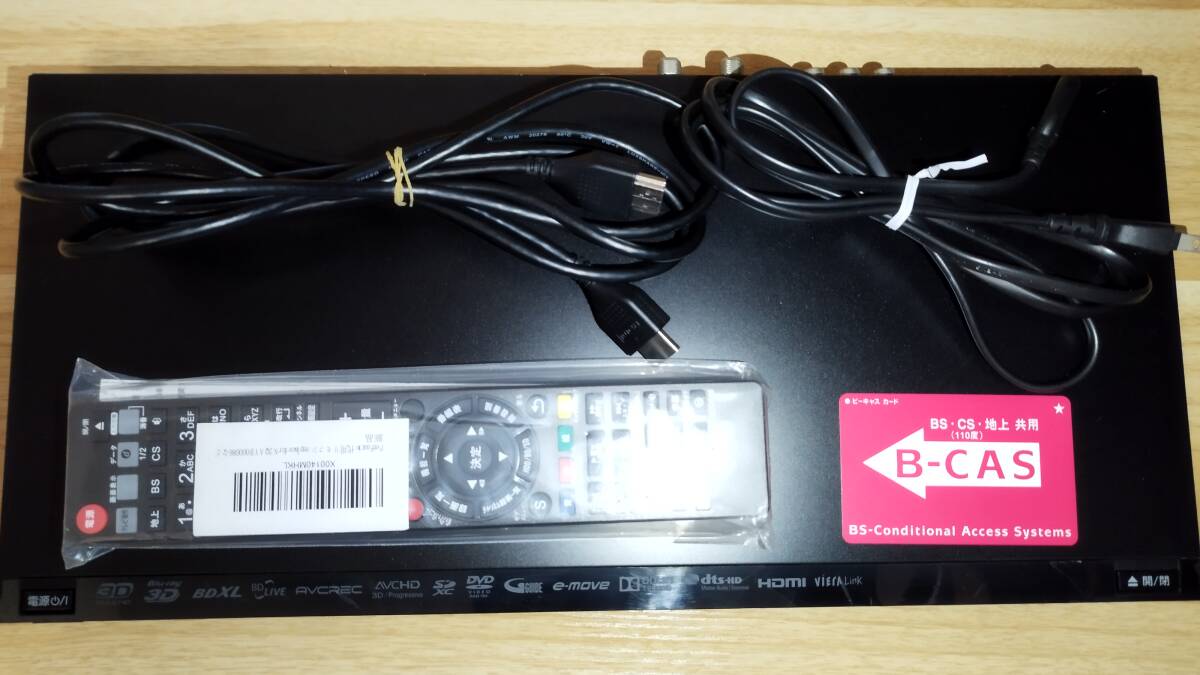 500GB → 1TB HDD換装■Panasonic DIGA DMR-BWT530◆2番組同時録画♪新品互換リモコン,HDMIケーブル等付属 HDD使用2732時間拍卖