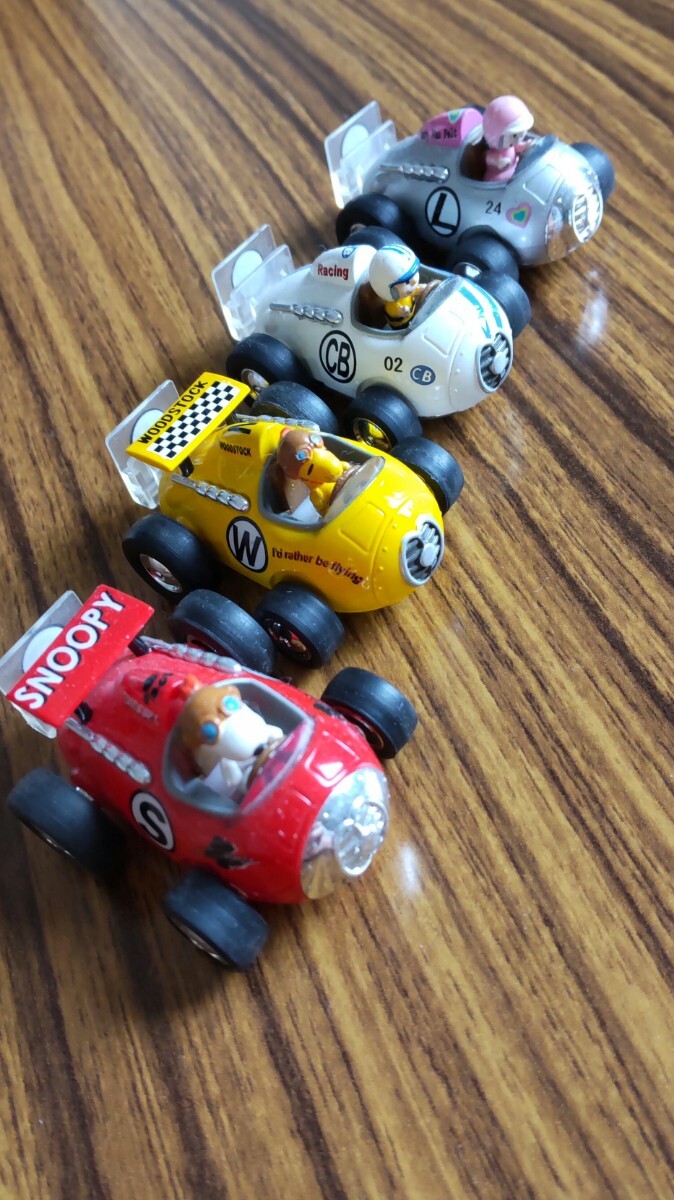 チョロQ ピーナッツ コレクション スヌーピー 4台セット CHORO Q SNOOPY PEANUTS COLLECTION Toy Car Miniature Figure拍卖