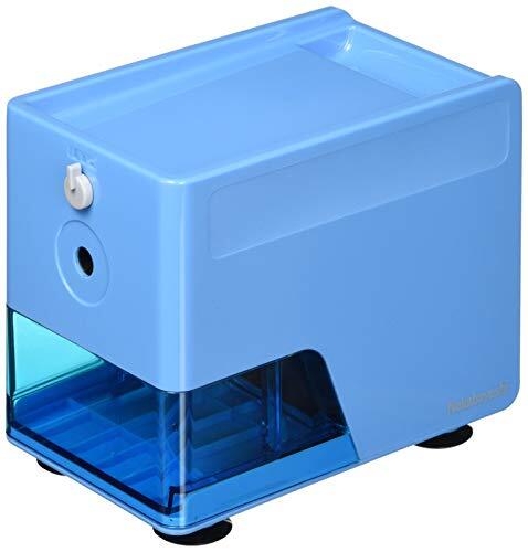 ナカバヤシ 電動鉛筆削り スリムトレータイプ DPS-601KB ブルー拍卖