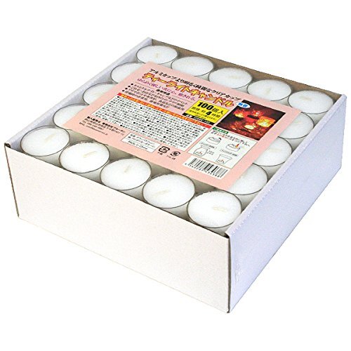 ティーライトキャンドル クリアカップ 燃焼 約4時間 100個 ティーキャンドル ロウソク ろうそく拍卖