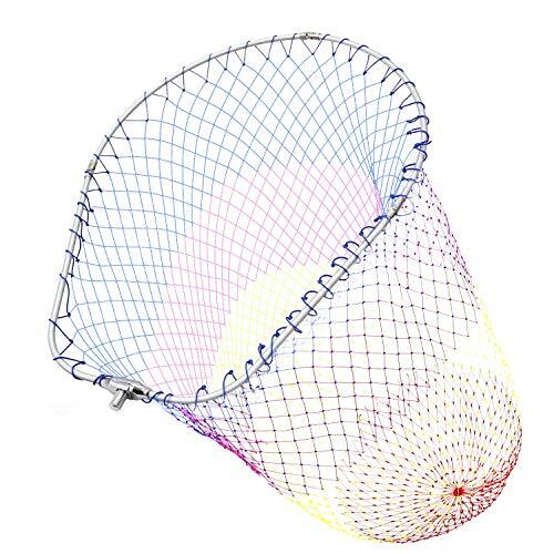 SANLIKE 玉網 大型たも網 アルミオーバル 折りたたみ玉枠 ナイロンネット ランディングネット タモ網 Lサイズ拍卖