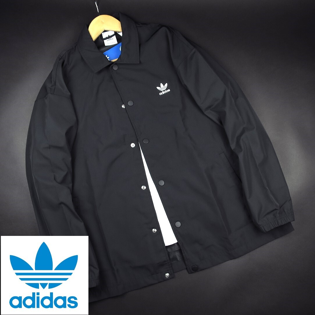 新品 ■ adidas originals アディダス オリジナルス クラシックス バックトレフォイル コーチジャケットG97/371黒/【L】拍卖