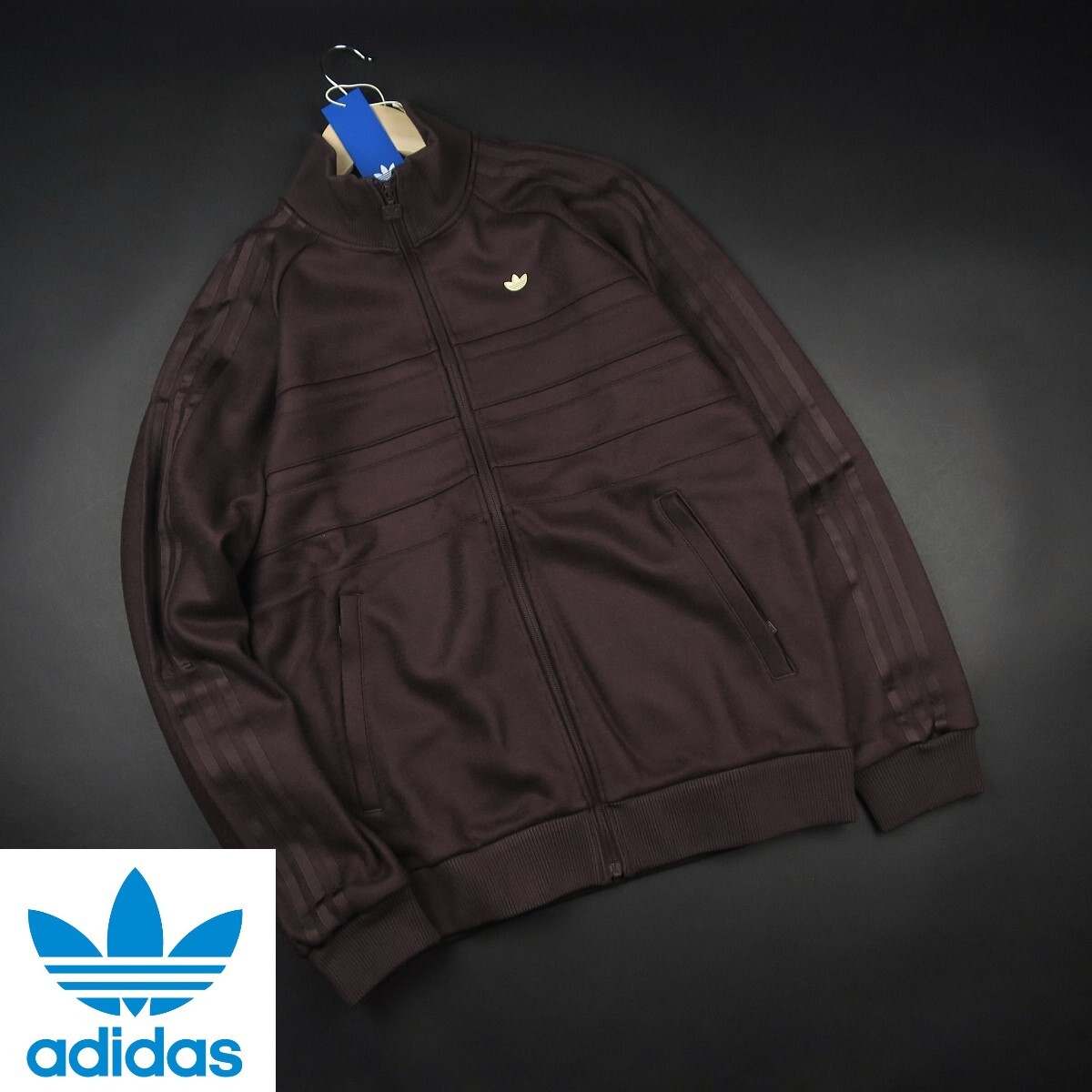 新品 ★ adidas originals アディダス オリジナルス ウール アーカイブ トラックトップ O55/271茶/【L】拍卖