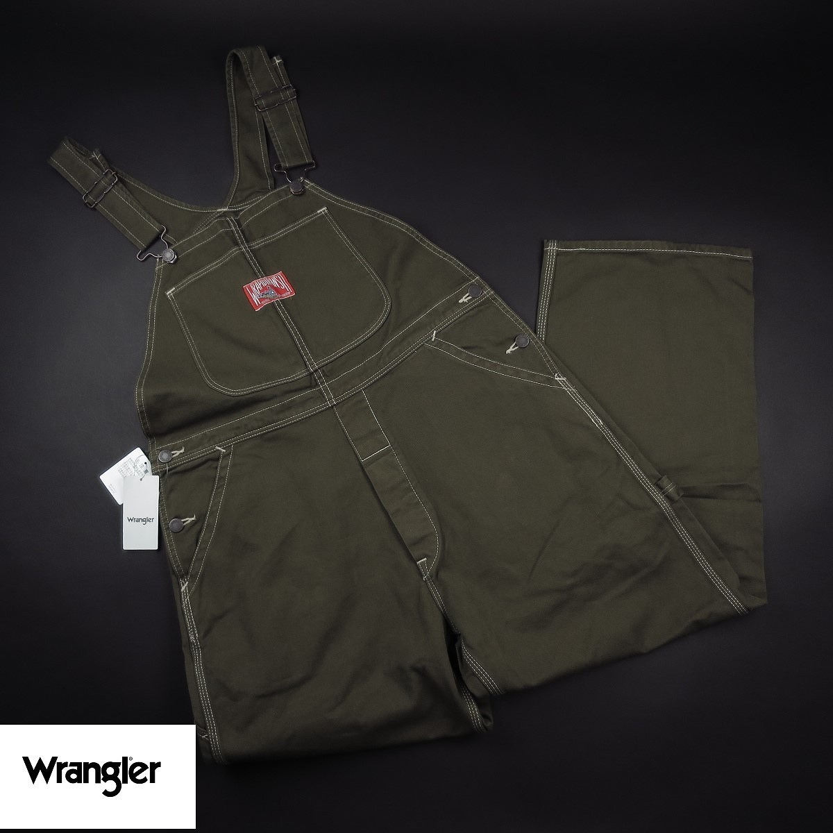 新品 ★ Wrangler ラングラー 70's WRAPID TRANSIT オーバーオール955/ユニセックス/203カーキ/【XS】拍卖